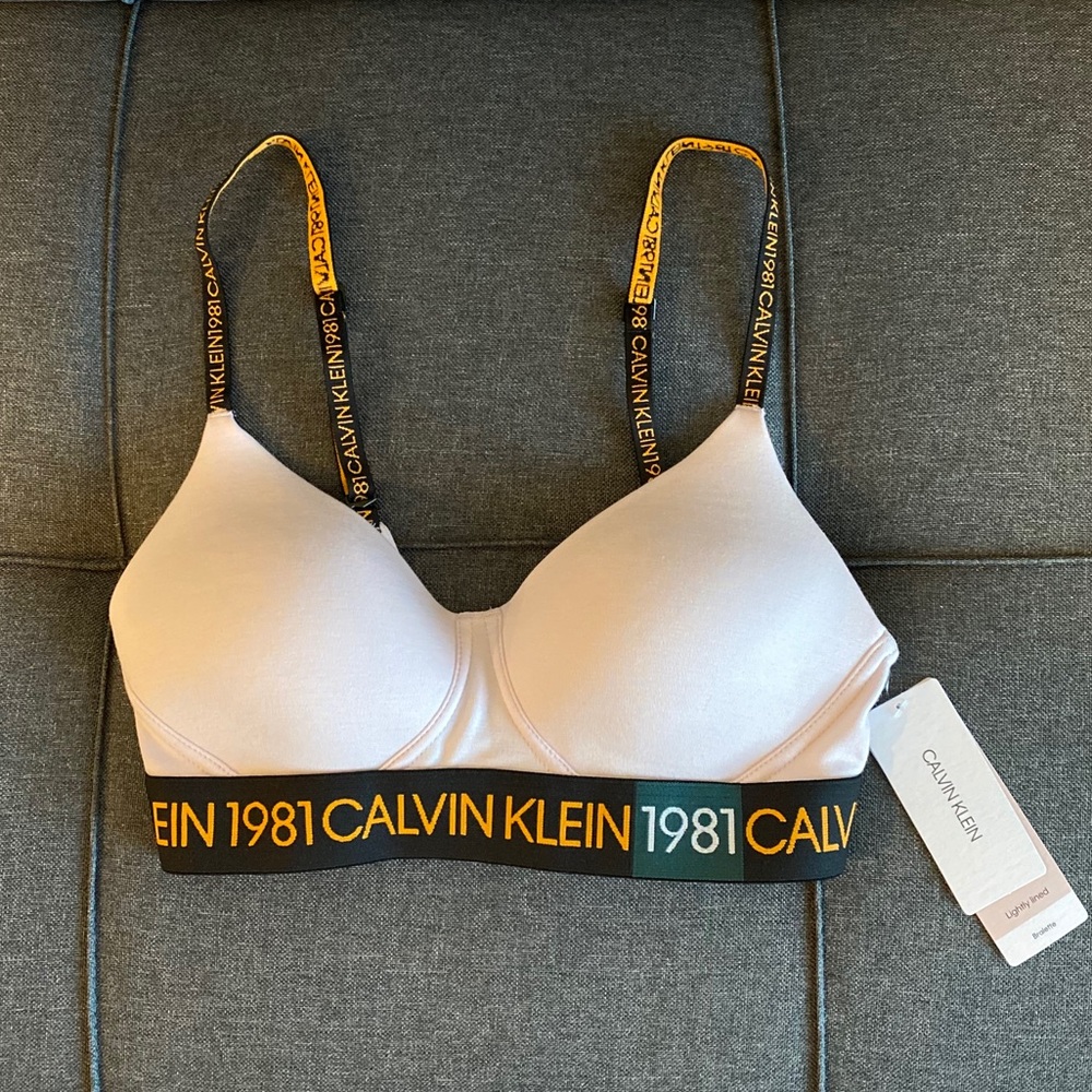 NWT Calvin Klein 1981 Bold Bralette-Small